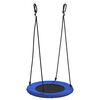 vidaXL Nestswing Blauw 100 x 100 x 180 cm Kunststof