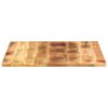 vidaXL Tafelblad vierkant 80x80x1,5 cm massief ruw mangohout