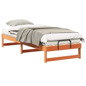 vidaXL Bedframe Bruin 80 x 210 cm Massief grenenhout