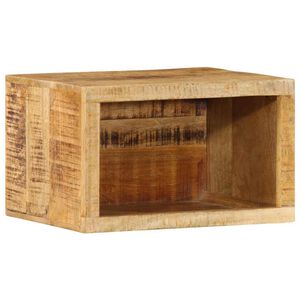 vidaXL Nachtkastje Bruin 40 x 30 x 25 cm Massief Mango Hout