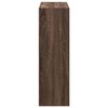 vidaXL Boekenkast 102x32x102 cm bewerkt hout bruin eikenkleur