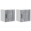 vidaXL Vaatwasserpaneel Kalmar 2 pcs Grijs Sonoma 40 x 31 x 40 cm