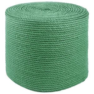 vidaXL Jute Touw Groen 100% Tossa jute