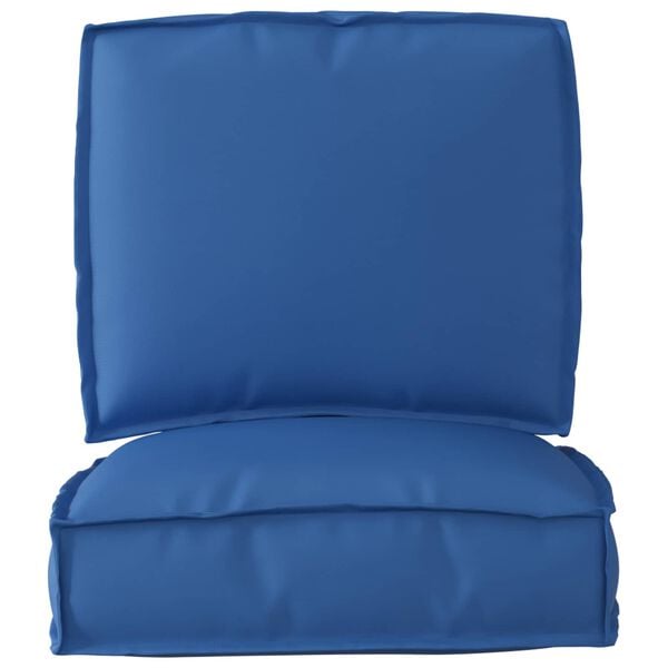 vidaXL Pallet Kussen Set 2 pcs Koninklijk Blauw Oxford Stof