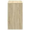 vidaXL Tv-meubel met LED 91x34x61 cm bewerkt hout sonoma eikenkleurig