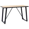 vidaXL Eettafel 120x60x75 cm MDF eikenkleurig