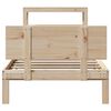 vidaXL Bedframe met hoofdbord massief grenenhout 90x200 cm