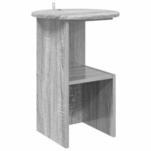vidaXL Bijzettafel Grijs sonoma &Oslash; 39,5 x 55 cm Bewerkt hout
