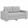 vidaXL Loveseat Wolkengrijs 160 cm Stof