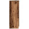 vidaXL Schoenenkast 29,5x35x100,5 cm bewerkt hout oud houtkleurig