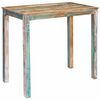 vidaXL Bartafel 110 x 55 x 100 cm Massief gerecycled hout Meerkleurig