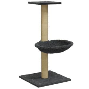 vidaXL Kattenmeubel met sisal krabpaal 74 cm donkergrijs