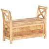 vidaXL Halbankje 103x33x72 cm massief mangohout