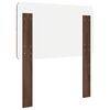 vidaXL Hoofdbord met hoofdeinde Bruin Eiken 75 cm Bewerkt hout