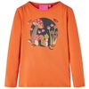 vidaXL Kindershirt met lange mouwen 92 oranjebruin