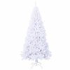 vidaXL Kunstkerstboom met 300 LED Wit 210 cm PVC en staal