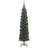 vidaXL Kunstkerstboom Groen 180 cm PVC en Staal en Kunststof