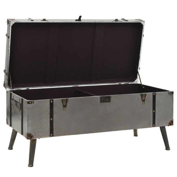 vidaXL Salontafel bewerkt hout 102x51x47,5 cm