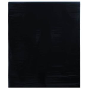 vidaXL Raamfolie statisch matzwart 45x500 cm PVC
