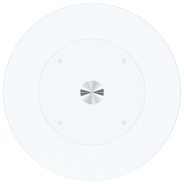 vidaXL Salontafel 40 cm gehard glas transparant