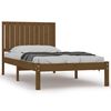vidaXL Bedframe massief grenenhout honingbruin 100x200 cm