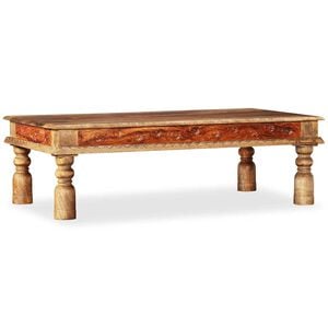 vidaXL Salontafel 110x60x38 cm massief mangohout en acaciahout