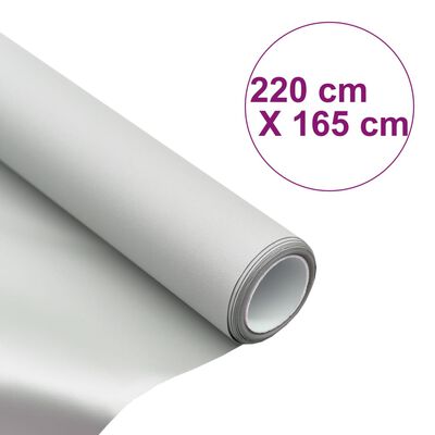 vidaXL Projectiedoek 4:3 108'' PVC metallic
