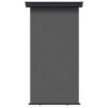 vidaXL Zijscherm Balkon 140 x 250 cm 100% polyester ijzer staal