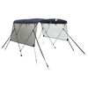 vidaXL Biminitop 3 bogen met mesh zijwanden 183x(170-182)x137 cm
