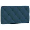 vidaXL Bedframe zonder matras fluweel blauw 80x200 cm