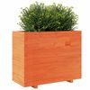 vidaXL Plantenbak 90x40x72,5 cm massief grenenhout wasbruin