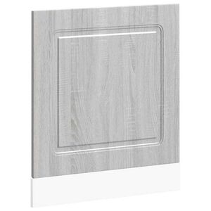 vidaXL Vaatwaspaneel Kalmar 60x1,5x57 cm bewerkt hout grijs sonoma
