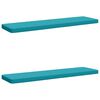 vidaXL 2-delige Bankkussens VUGHT 2 st 100% Polyester Turquoise