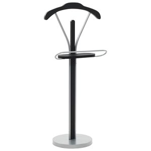 vidaXL Kledingbutler 45x35x107 cm zwart en grijs