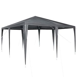 vidaXL Partytent Antraciet 400 x 400 x 266 cm Polyethyleen en Staal