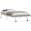 vidaXL Bedframe zonder matras opvouwbaar 100x190 cm staal wit