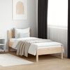 vidaXL Bedframe zonder matras massief grenenhout 75x190 cm