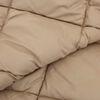 vidaXL Zomer Dekbed Taupe 200 x 135 cm Microfiber