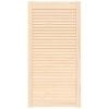 vidaXL Kastdeur met lamellen 99,3x49,4 cm massief grenenhout