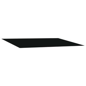 vidaXL Vervangingsdoek voor zonnescherm Zwart 300 x 250 cm Polyester