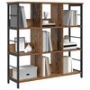 vidaXL Boekenkast Oud Hout 102 x 32 x 104,5 cm Bewerkt hout