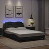 vidaXL Bedframe "Viana" met LED zonder matras zwart 120x200 cm
