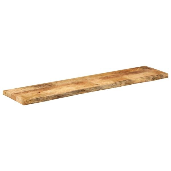 vidaXL Tafelblad met natuurlijke rand 160x40x2,5 cm massief mangohout