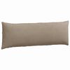 vidaXL Sofa Kussens 2 stuks Taupe 120 x 40 cm Stof