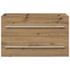 vidaXL Badkamer wastafelkast Artisan Oak 80x38,5x48 cm Engineered Wood