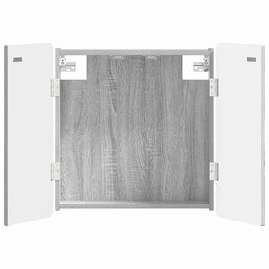 vidaXL Dartbord Kabinet ZWOLLE Grijs Sonoma 52,5 x 10,5 x 57,5 cm