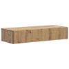 vidaXL Wandmontage Zijtafel Artisanaal eiken 87,5 x 34,5 x 17 cm