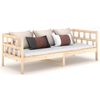vidaXL Slaapbank massief grenenhout 90x200 cm