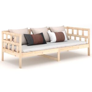 vidaXL Slaapbank massief grenenhout 90x200 cm