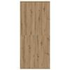 vidaXL Hoogboard artisanaal eikenkleurig 80 x 35 x 180 cm Bewerkt hout